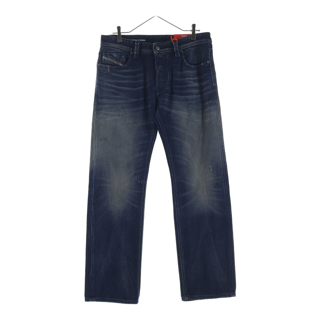 DIESEL(ディーゼル) 1985 Larkee ウオッシュ加工 ストレート デニムパンツ ジーンズ インディゴ 00C06P-09N57