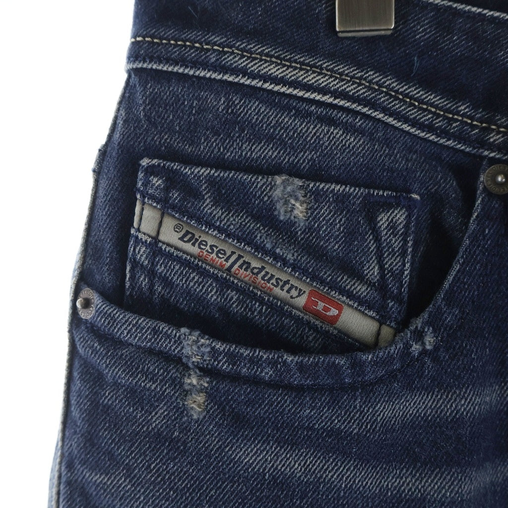DIESEL(ディーゼル) 1985 Larkee ウオッシュ加工 ストレート デニムパンツ ジーンズ インディゴ 00C06P-09N57