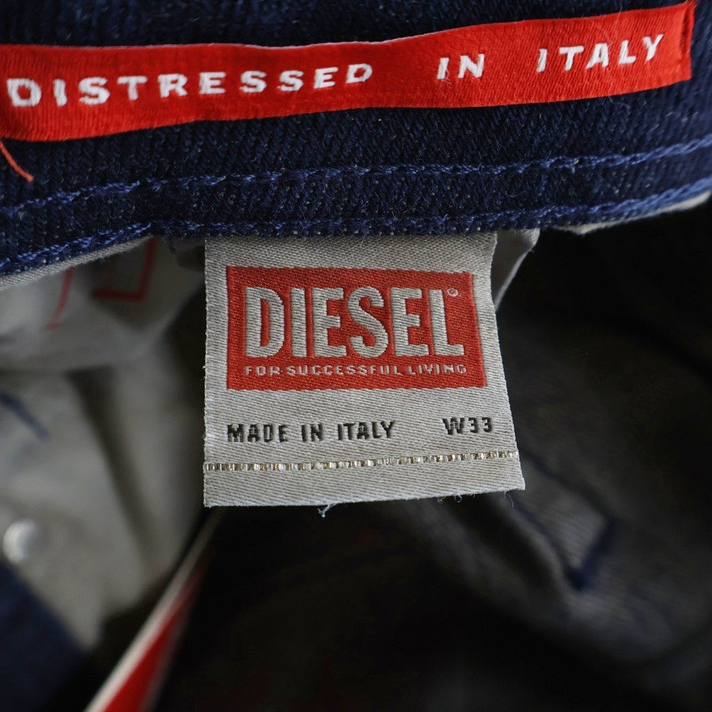 DIESEL(ディーゼル) 1985 Larkee ウオッシュ加工 ストレート デニムパンツ ジーンズ インディゴ 00C06P-09N57