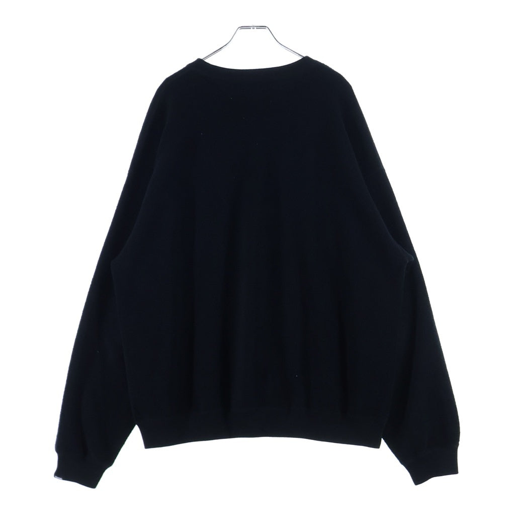 NEIGHBORHOOD(ネイバーフッド) 25AW REVERSIBLE SWEAT SHIRT 252UWNH-CSM07 リバーシブルスウェットシャツ パイル地トレーナー ブラック
