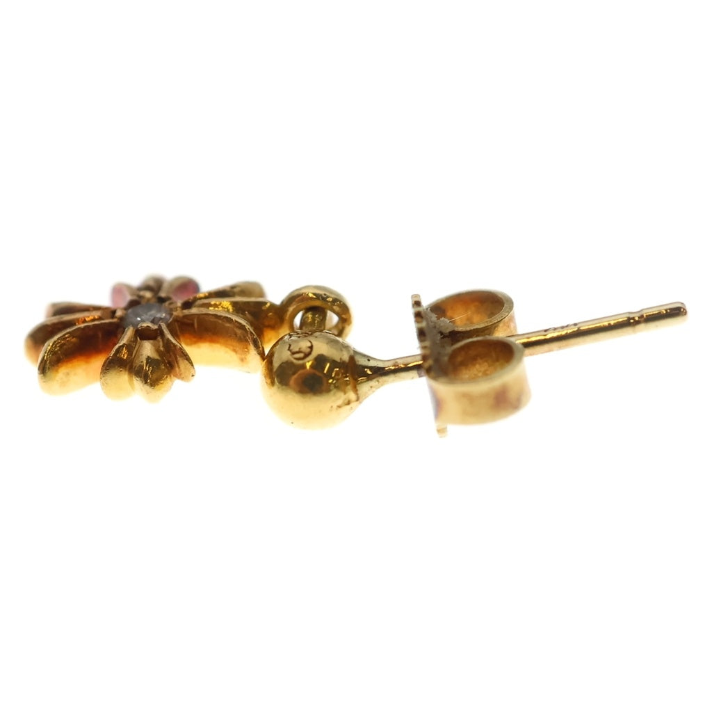 CHROME HEARTS(クロムハーツ) 22K TNY E CH PLS 1DIA タイニーE CHプラス ドロップピアス 1ダイヤ ゴールド BCA024