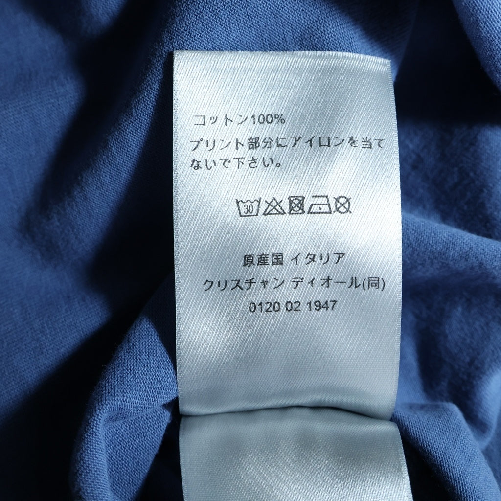 DIOR(ディオール) 24AW Logo Printed T-Shirt 483J696D0847 ロゴプリント半袖Tシャツ ブルー
