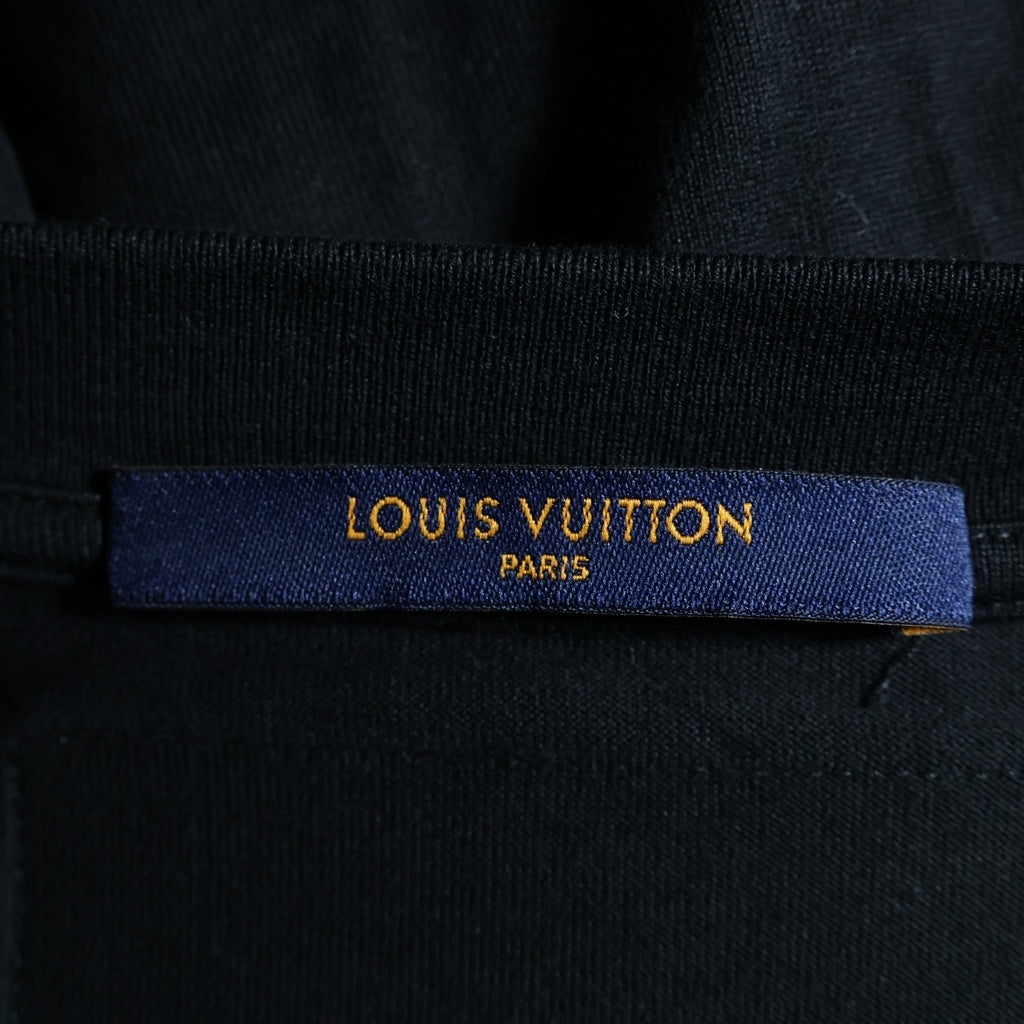 LOUIS VUITTON(ルイヴィトン) 20SS LV Plain Printed T-Shirt RM201G NPG HIY38W LVプレーンプリント半袖Tシャツ ブラック