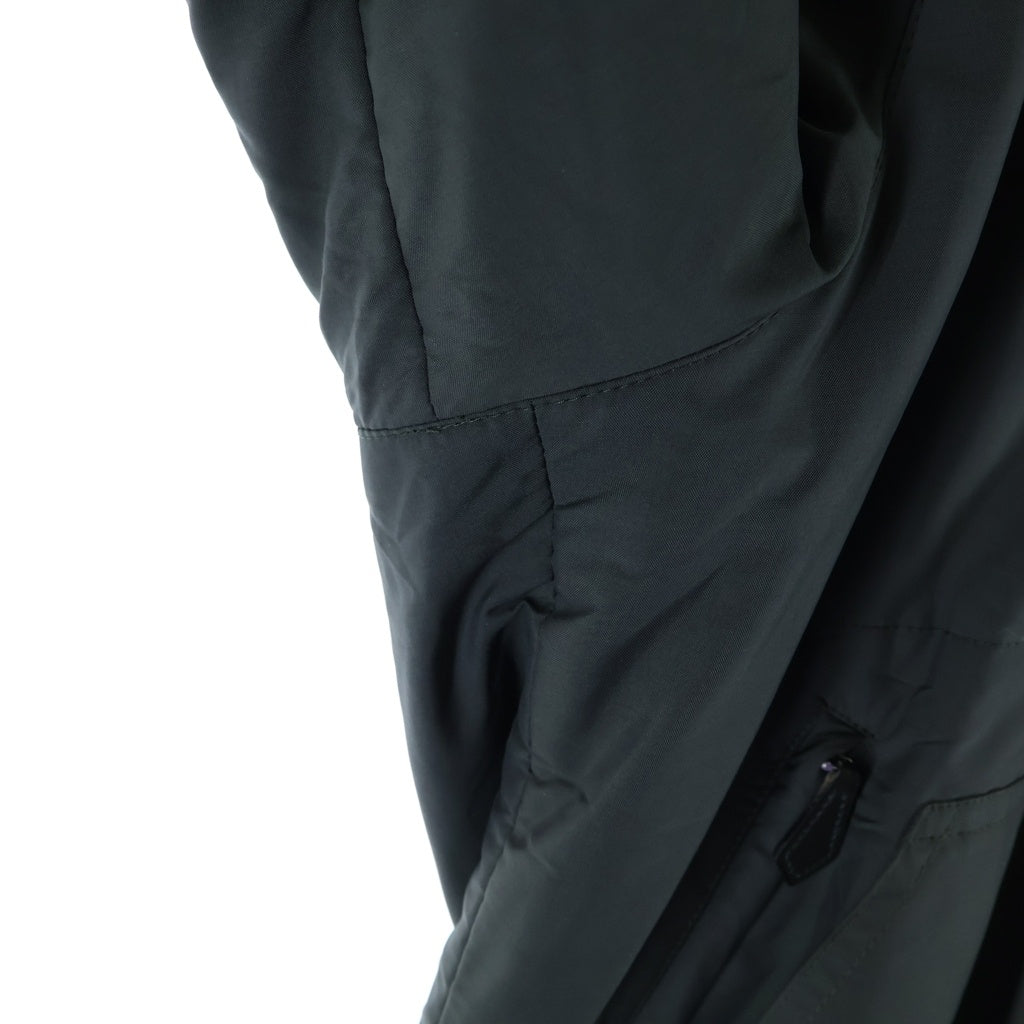 HERMES(エルメス) NYLON HOODED JACKET ナイロンフーデッドジャケット カーキ