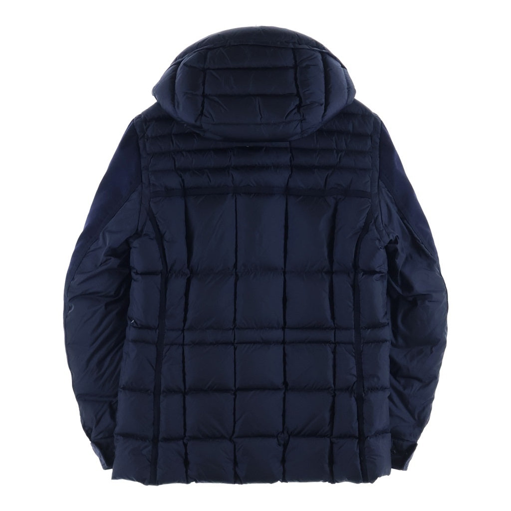 MONCLER(モンクレール) JACOB GIUBBOTTO D20914139585 53227 ロゴワッペン 切り替えダウンジャケット ネイビー