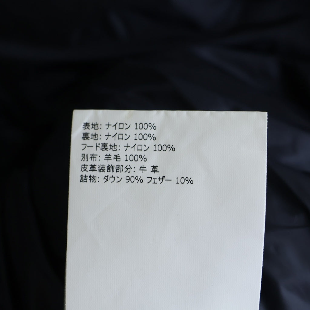 MONCLER(モンクレール) JACOB GIUBBOTTO D20914139585 53227 ロゴワッペン 切り替えダウンジャケット ネイビー