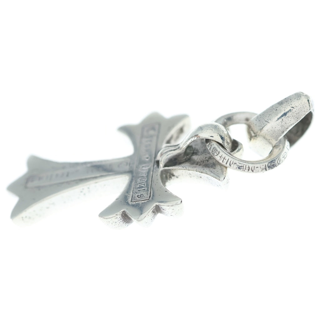 CHROME HEARTS(クロムハーツ) CH CRS SML W/BALE Wベイル スモールCHクロス ペンダントトップ シルバー BCA218