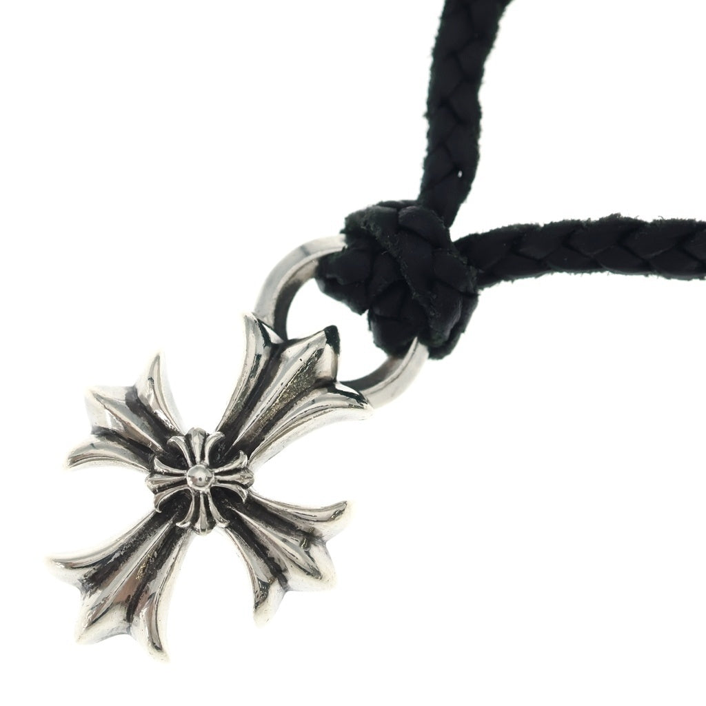 CHROME HEARTS(クロムハーツ) DBL CH PRS ダブル CHプラス ペンダントトップWレザーブレイド シルバー