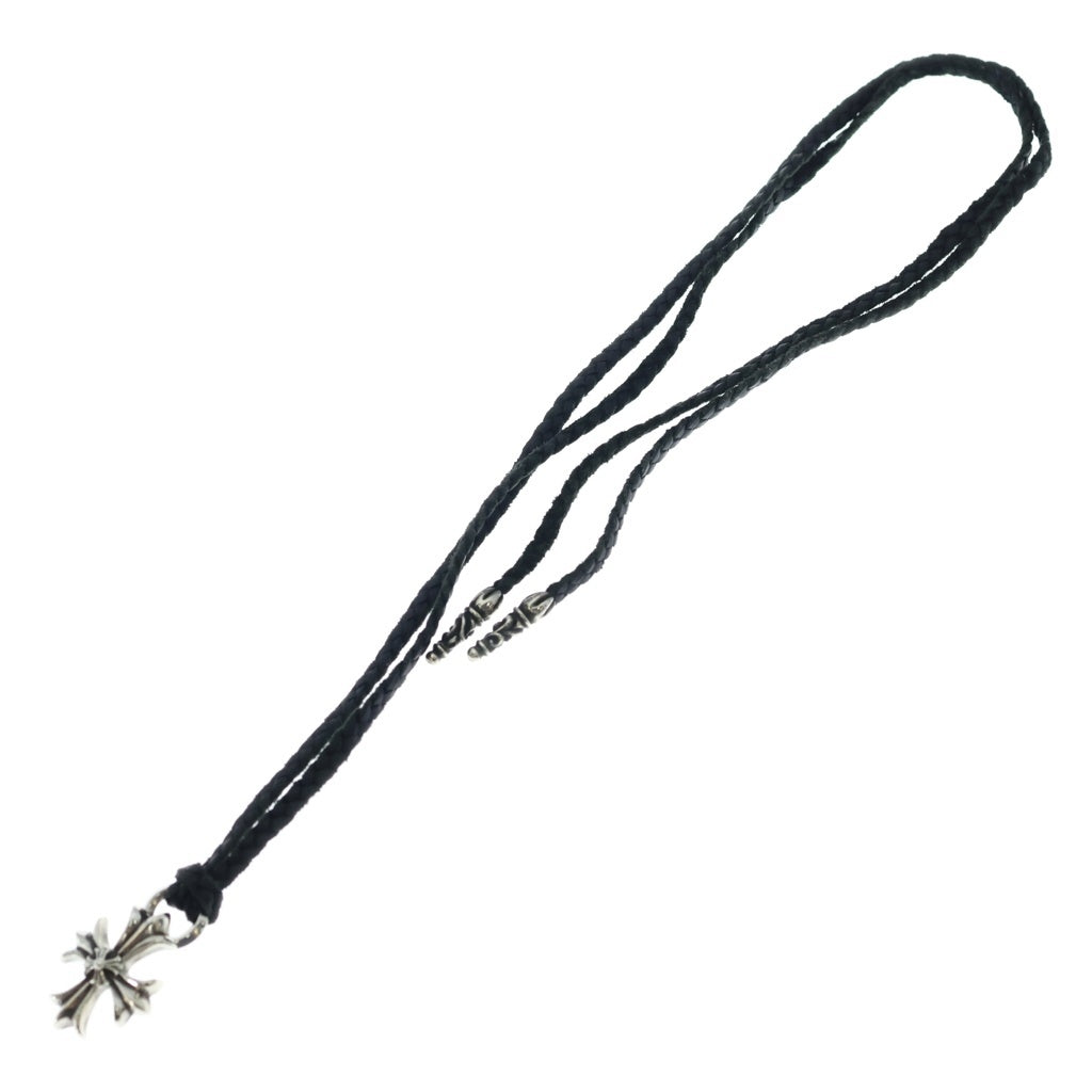 CHROME HEARTS(クロムハーツ) DBL CH PRS ダブル CHプラス ペンダントトップWレザーブレイド シルバー