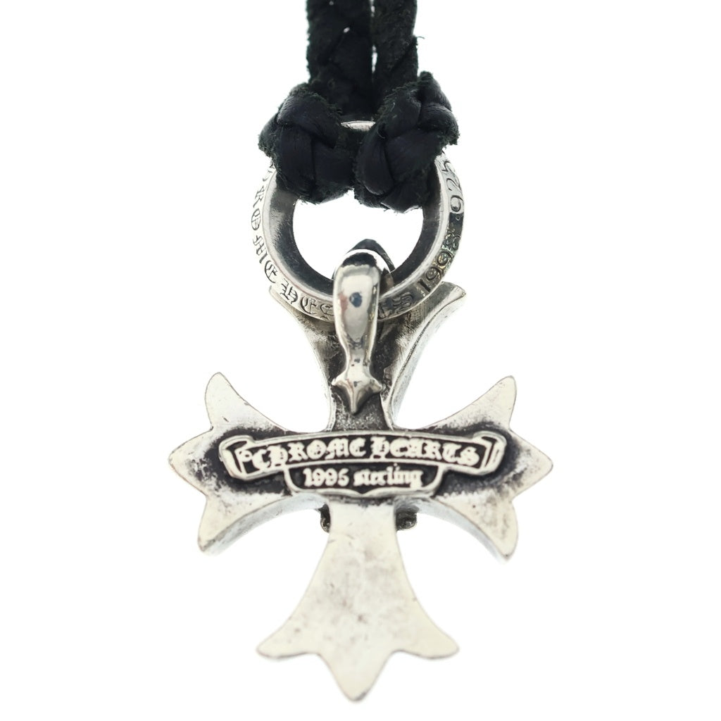 CHROME HEARTS(クロムハーツ) DBL CH PRS ダブル CHプラス ペンダントトップWレザーブレイド シルバー