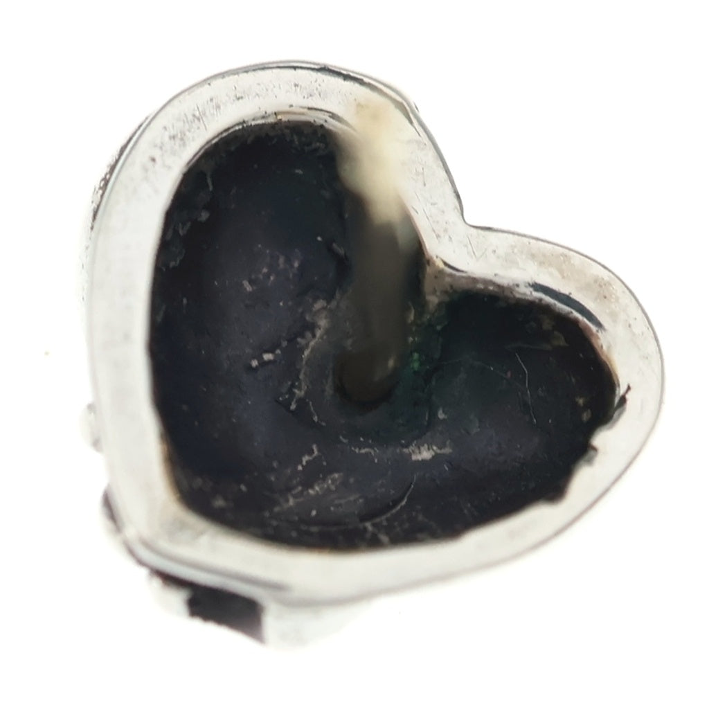 CHROME HEARTS(クロムハーツ) )STUD HEART ハート スタッドピアス シルバー BCA112