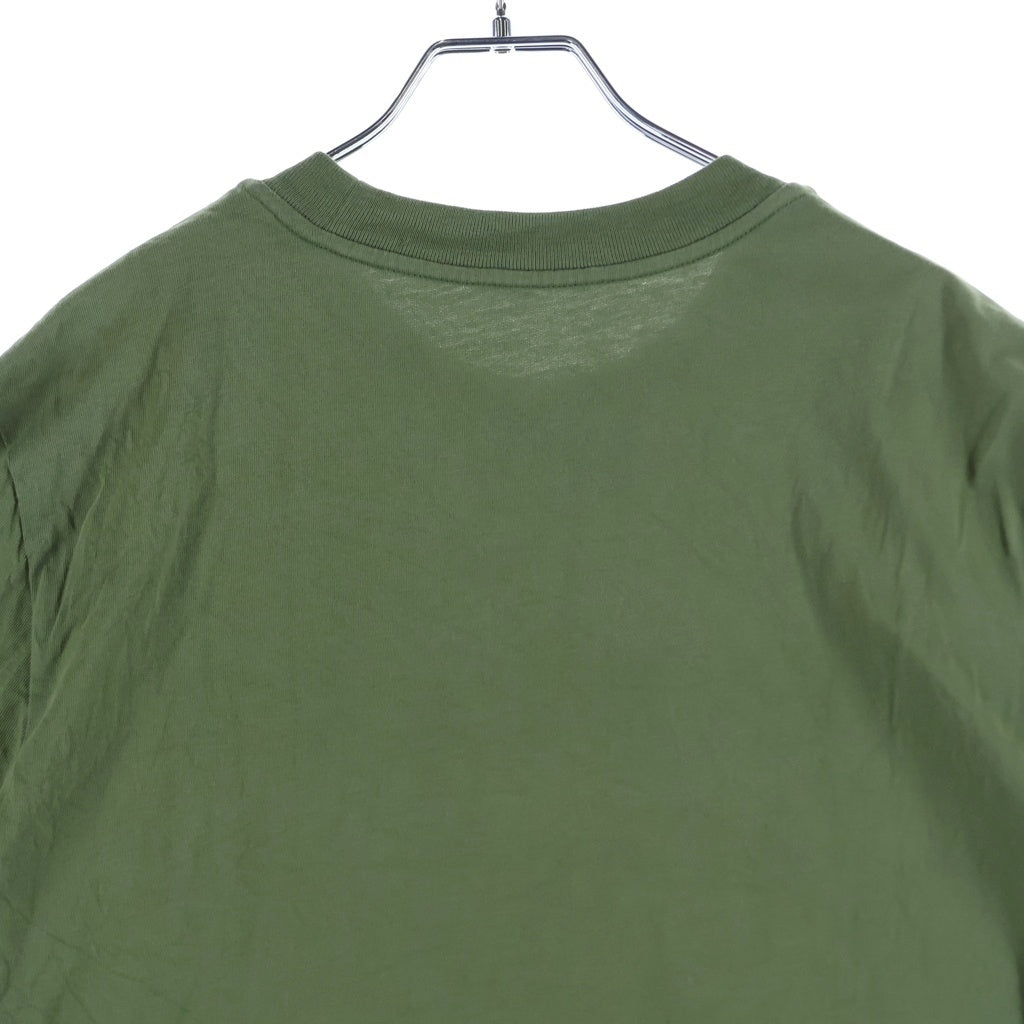 MONCLER(モンクレール) 22AW SAFARI SS TEE サファリ フロントロゴプリント Tシャツ カーキ I10918C00051