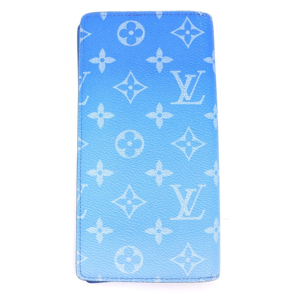 LOUIS VUITTON(ルイヴィトン) モノグラムクラウズ ポルトフォイユブラザ ロングウォレット 長財布 ブルー M69680