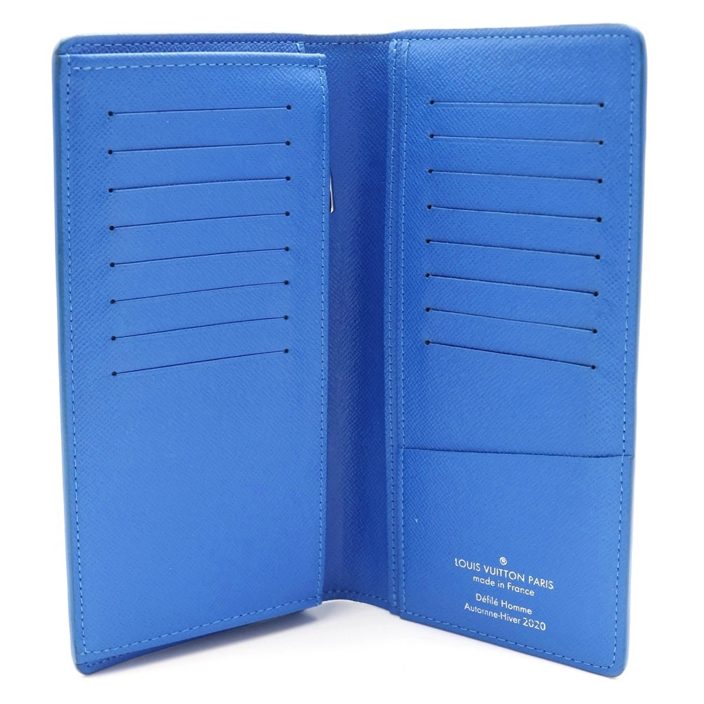 LOUIS VUITTON(ルイヴィトン) モノグラムクラウズ ポルトフォイユブラザ ロングウォレット 長財布 ブルー M69680