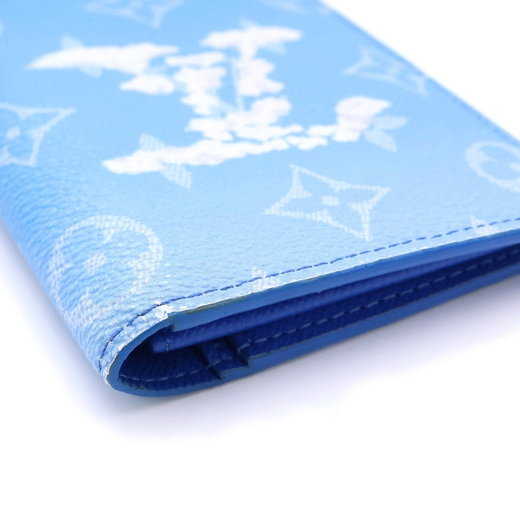 LOUIS VUITTON(ルイヴィトン) モノグラムクラウズ ポルトフォイユブラザ ロングウォレット 長財布 ブルー M69680