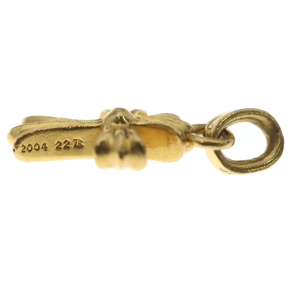 CHROME HEARTS(クロムハーツ) 22K CRS BBYFAT ベイビーファットクロス ペンダントトップ ゴールドBCA037