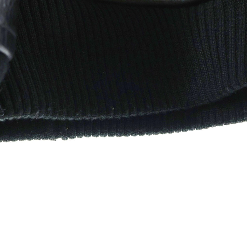 Sacai(サカイ) 25AW Leather Jacket 25-03879M-13 ムートンファーベストドッキングレザージャケット ブラック