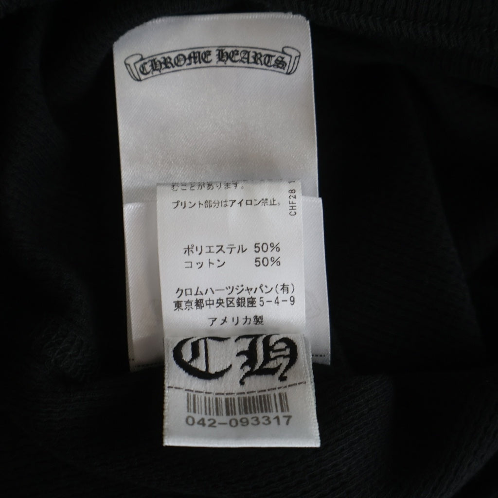 CHROME HEARTS(クロムハーツ) Horseshoe Thermal L/S Tee ホースシュー サーマル長袖Tシャツ ブラック
