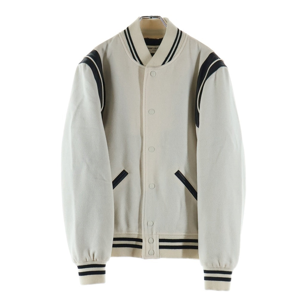 SAINT LAURENT PARIS(サンローランパリ) 22SS Blouson Teddy Jacket 354718 Y213Q ブルゾン テディジャケット ホワイト