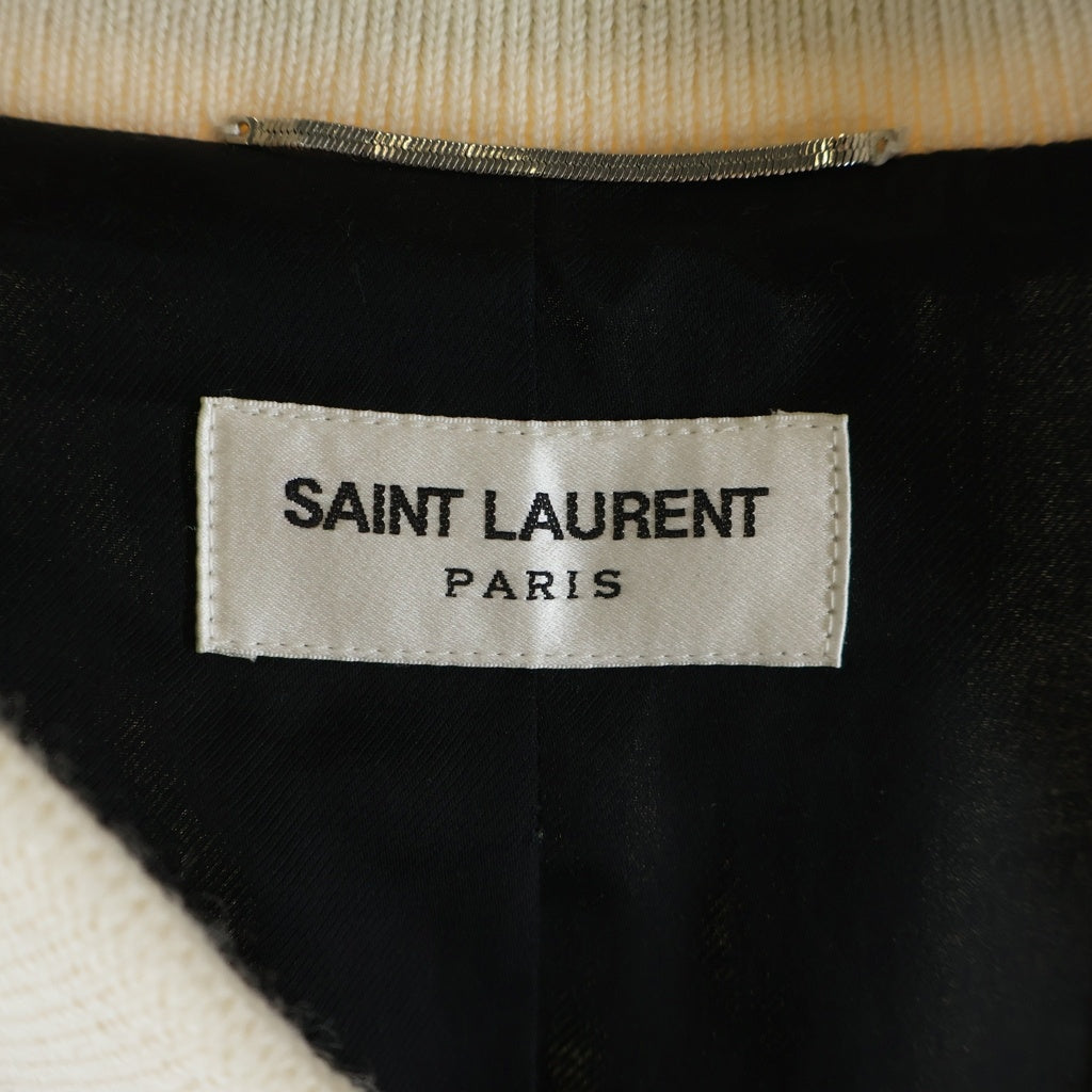 SAINT LAURENT PARIS(サンローランパリ) 22SS Blouson Teddy Jacket 354718 Y213Q ブルゾン テディジャケット ホワイト