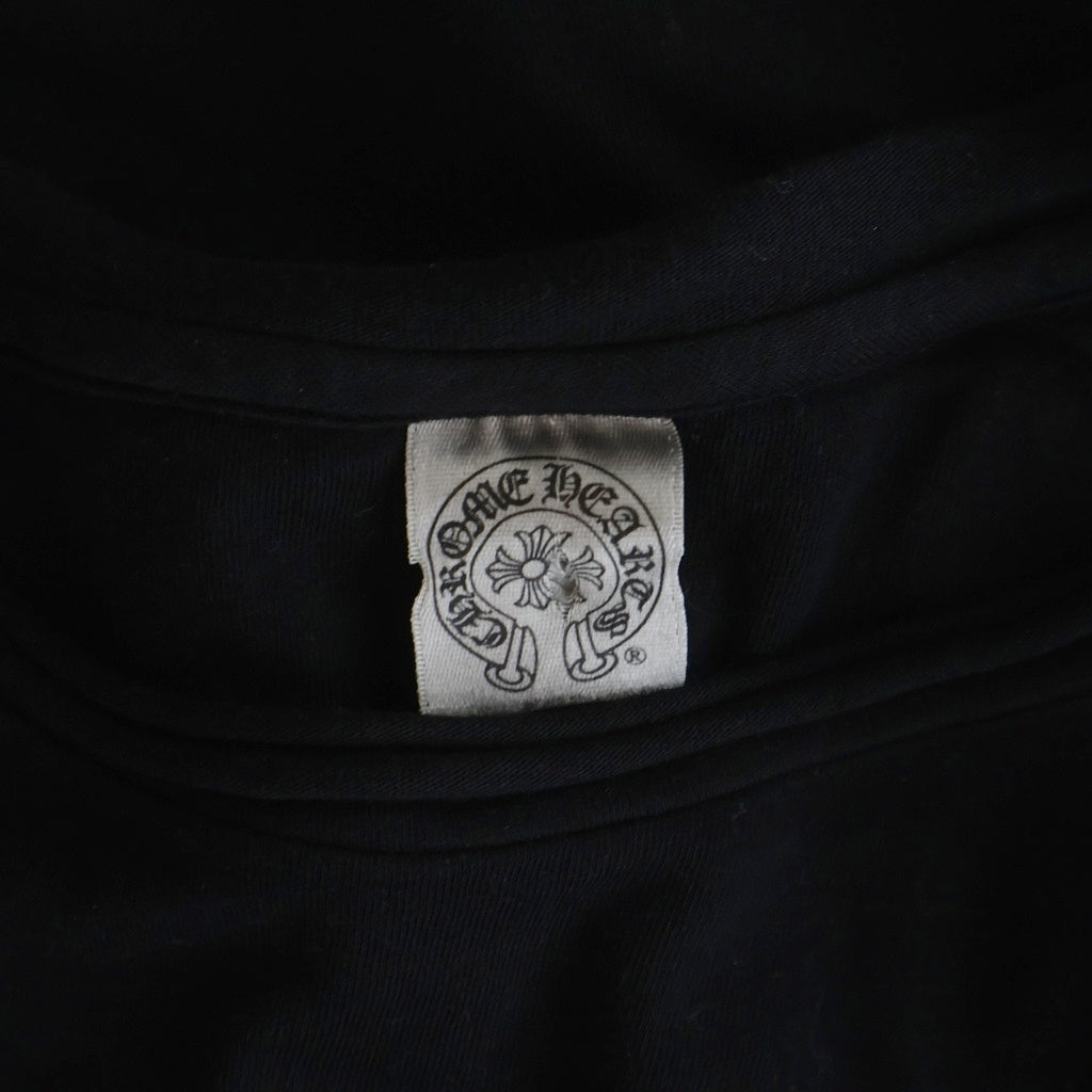 CHROME HEARTS(クロムハーツ) 袖フローラルプリント長袖Tシャツ ブラック/ブラウン