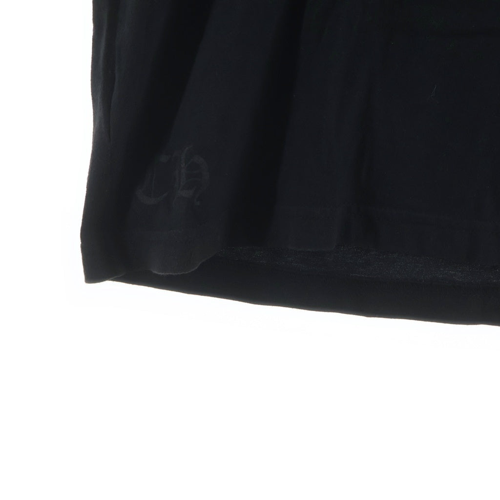 CHROME HEARTS(クロムハーツ) Las Vegas Limited Horseshoe S/S Tee ラスベガス限定 シルバーホースシュープリント 半袖Tシャツ カットソー ブラック