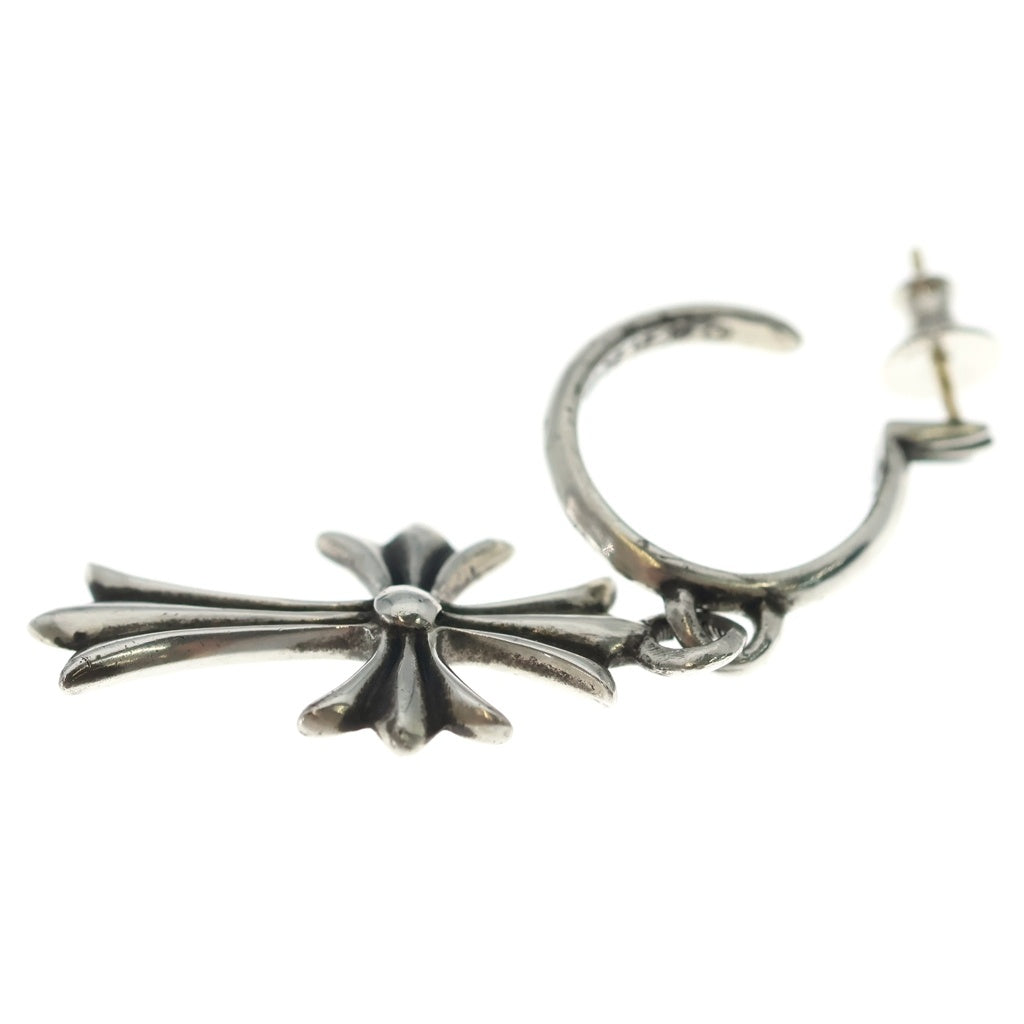 CHROME HEARTS(クロムハーツ) TINY CH CROSS タイニーCHクロス フープピアス シルバー BCA115
