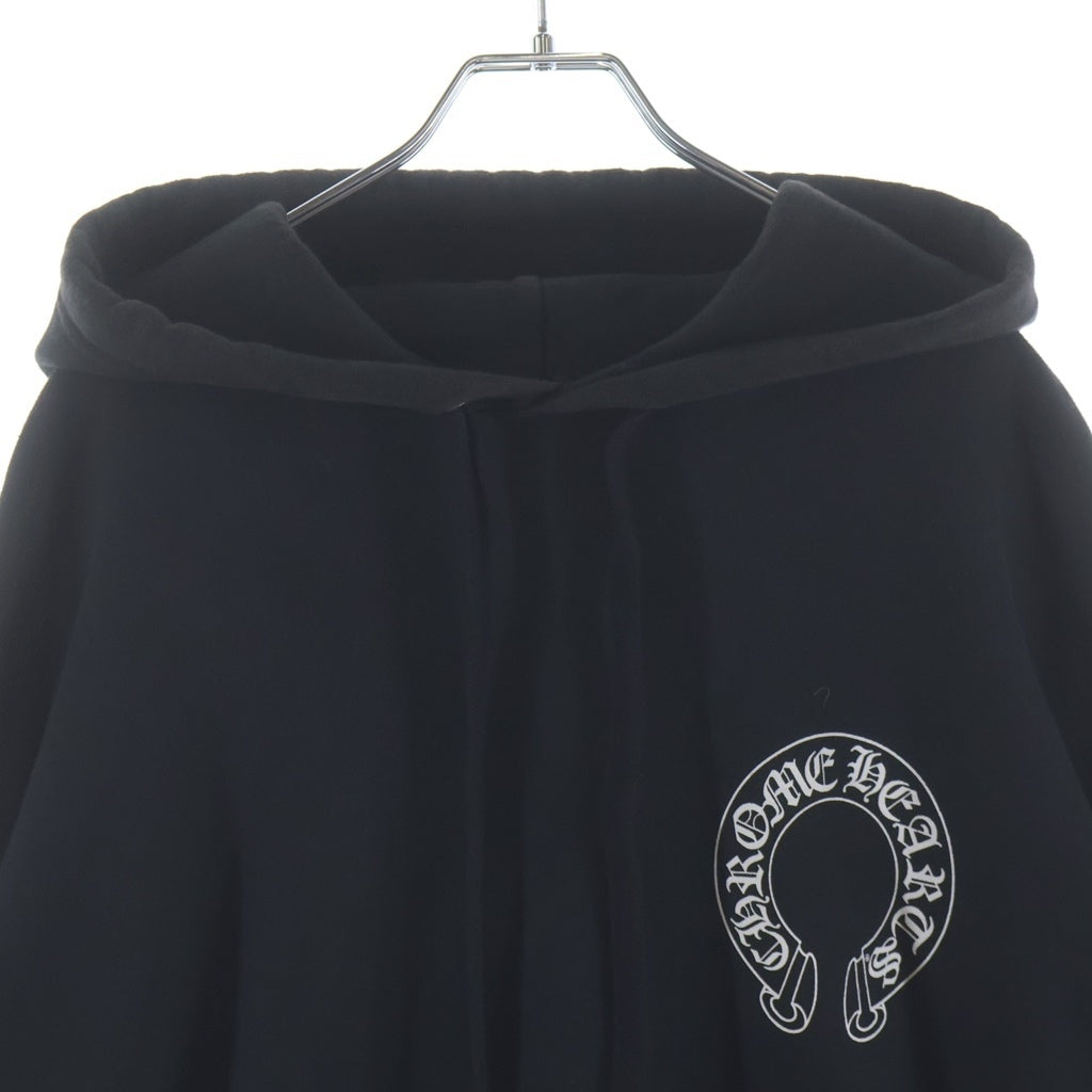 CHROME HEARTS(クロムハーツ) ×MATTY BOY Chomper Horseshoe Hoodie ×マッティボーイ チョンパー ホースシューフーディ プルオーバースウェットパーカー ブラック