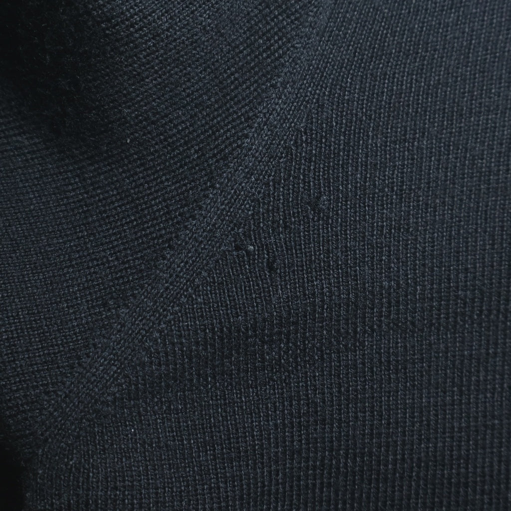 PRADA(プラダ) Re-Nylon&Wool Zip Cardigan リナイロン&ウールジップアップカーディガン ブラック 」UMG116 R212 U98