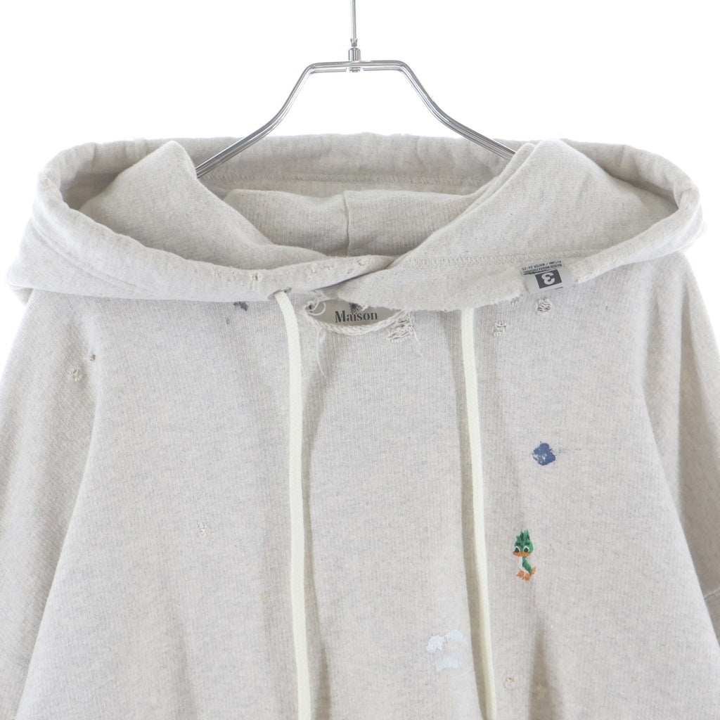 MAISON MIHARAYASUHIRO(メゾンミハラヤスヒロ) TRIPLE LAYERED HOODIE トリプルレイヤードプルオーバーパーカー グレー A13HD571