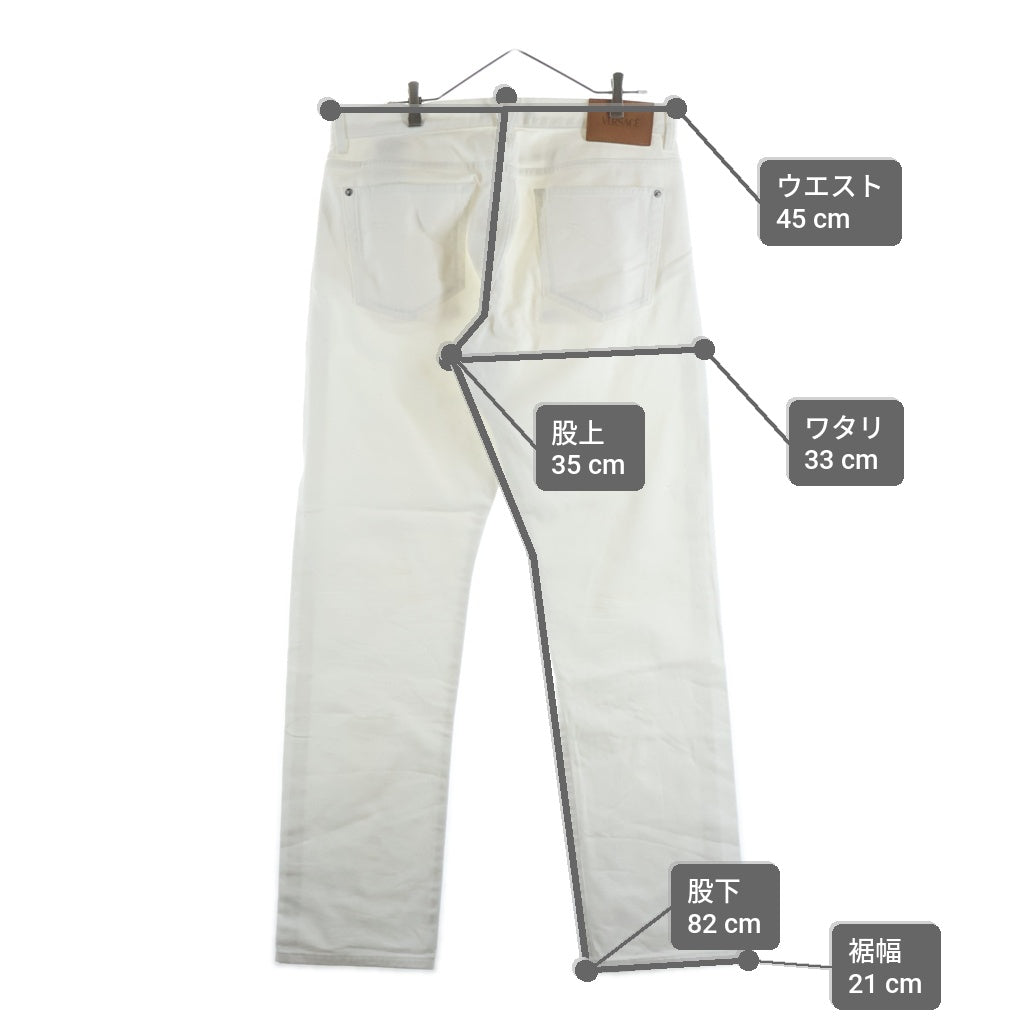 VERSACE(ヴェルサーチ) Regular Fit Denim デニムパンツ ホワイト