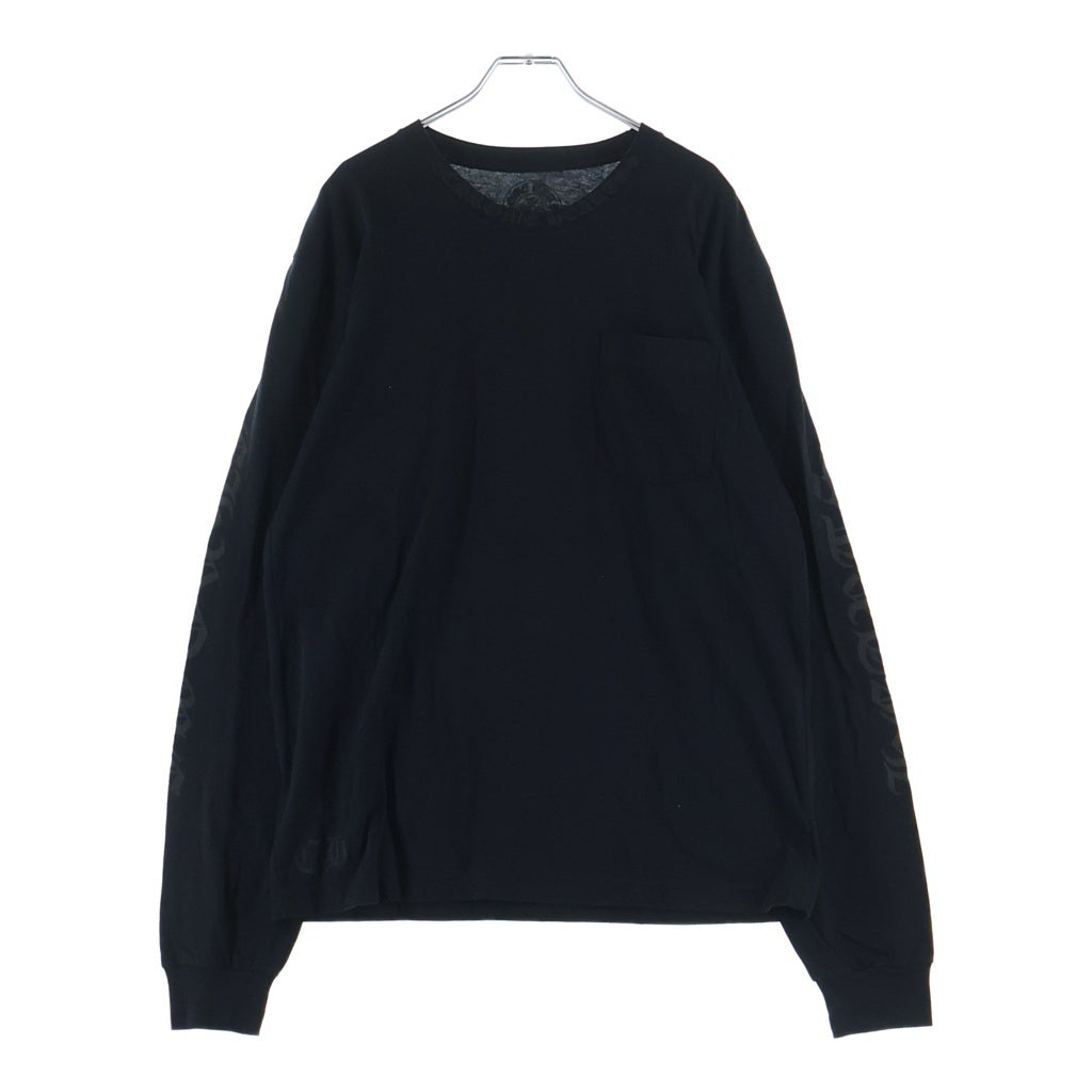 CHROME HEARTS(クロムハーツ) Neck Logo L/S Tee ネックロゴプリント 