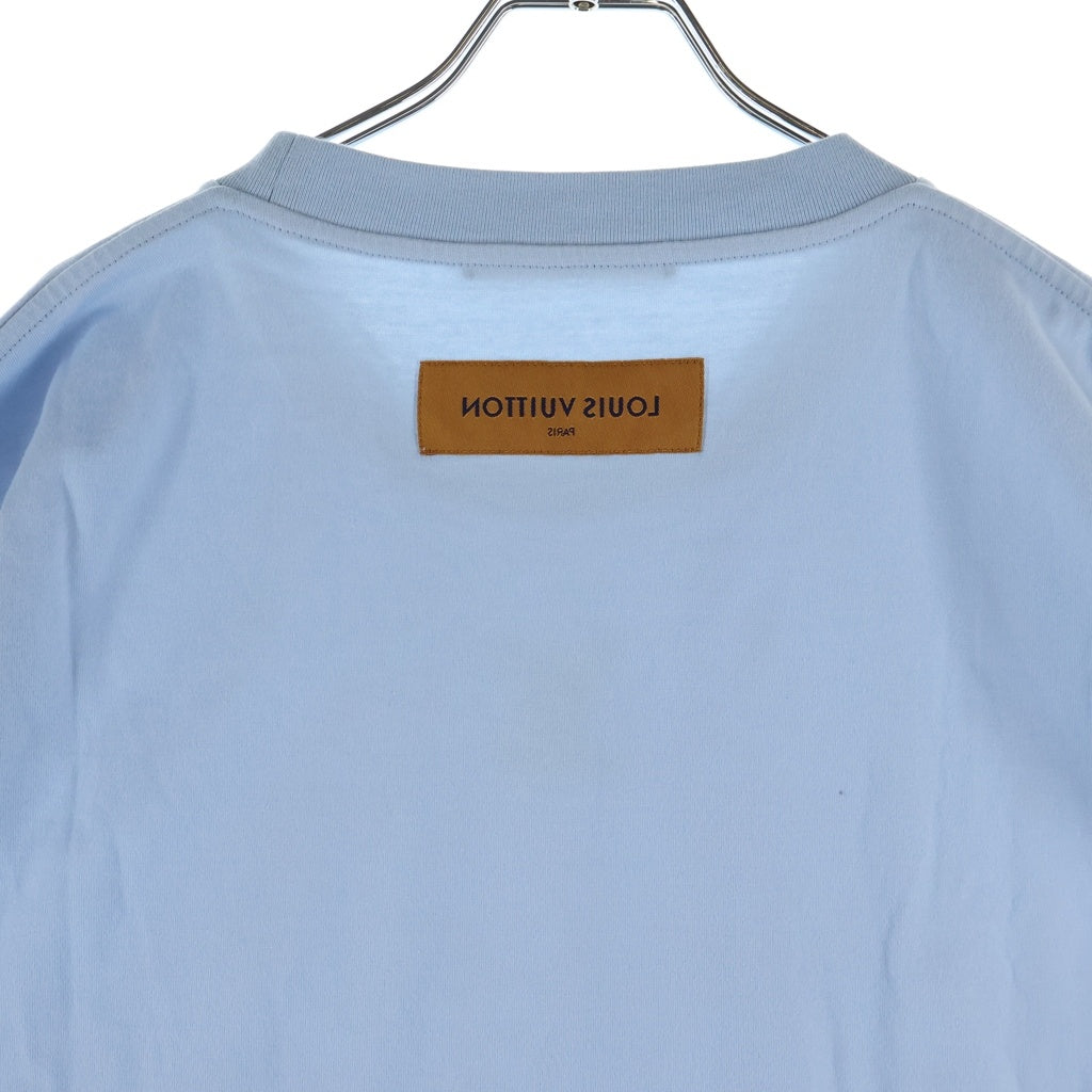 LOUIS VUITTON(ルイヴィトン) 26SS エンボス LV 半袖Tシャツ RM261MQ DT3 HNY55W ライトブルー