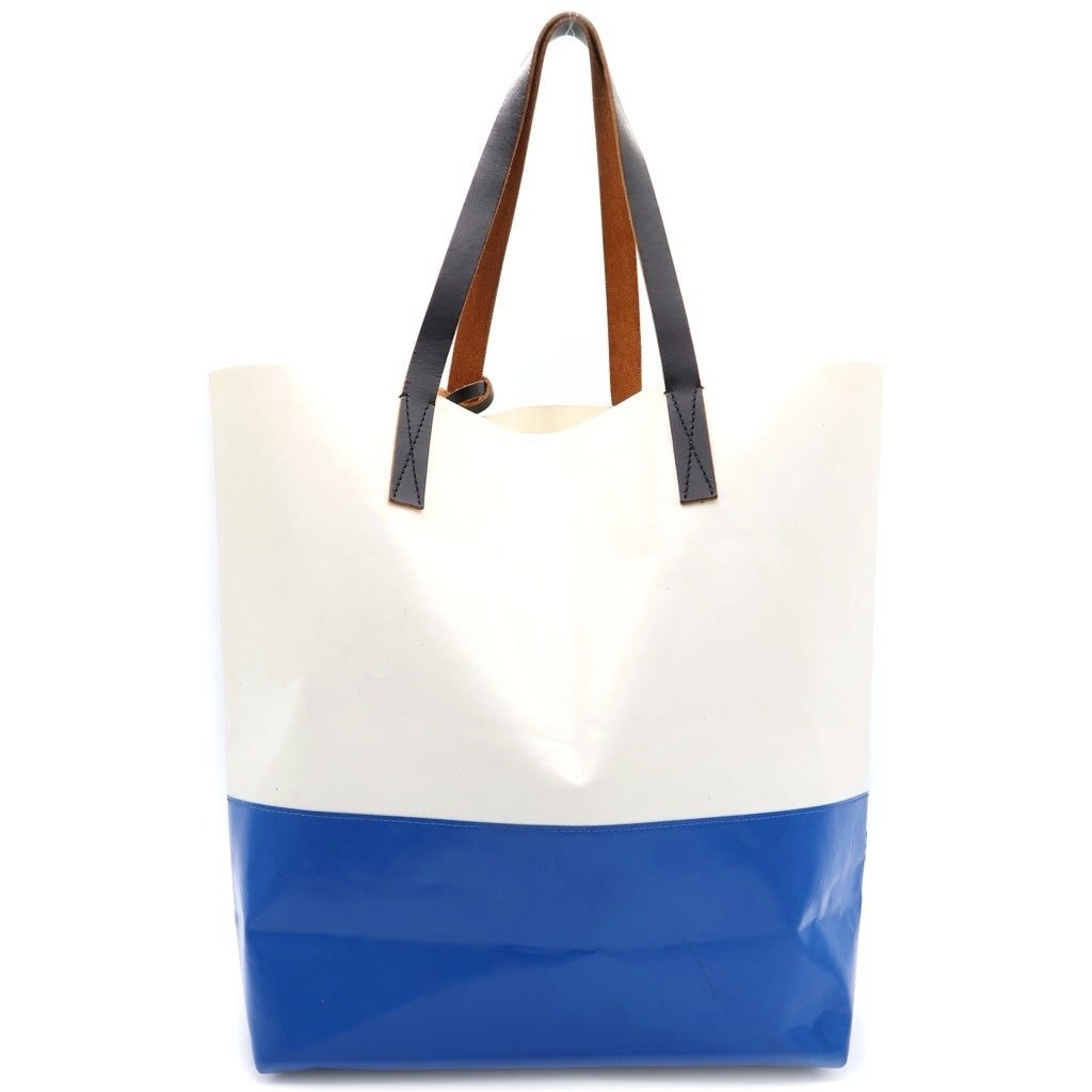 MARNI(マルニ) TRIBECA TOTE トライベッカ トートバッグ ブルー/ホワイト SHMQ0037A0 レディース