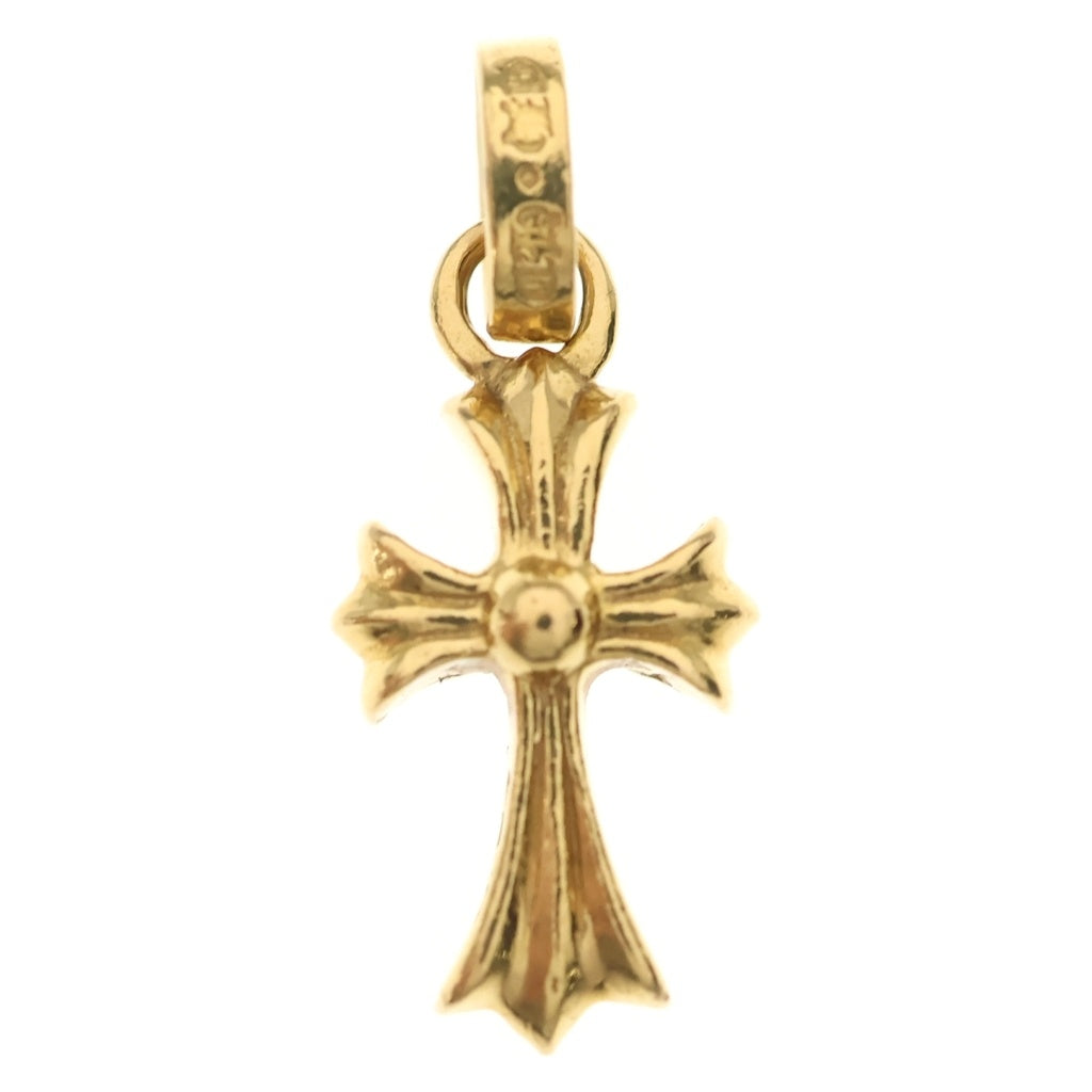 CHROME HEARTS(クロムハーツ) 22K CRS BBYFAT P/DIA ベイビーファットクロス PAVEダイヤ ペンダントトップ ゴールド BCA035