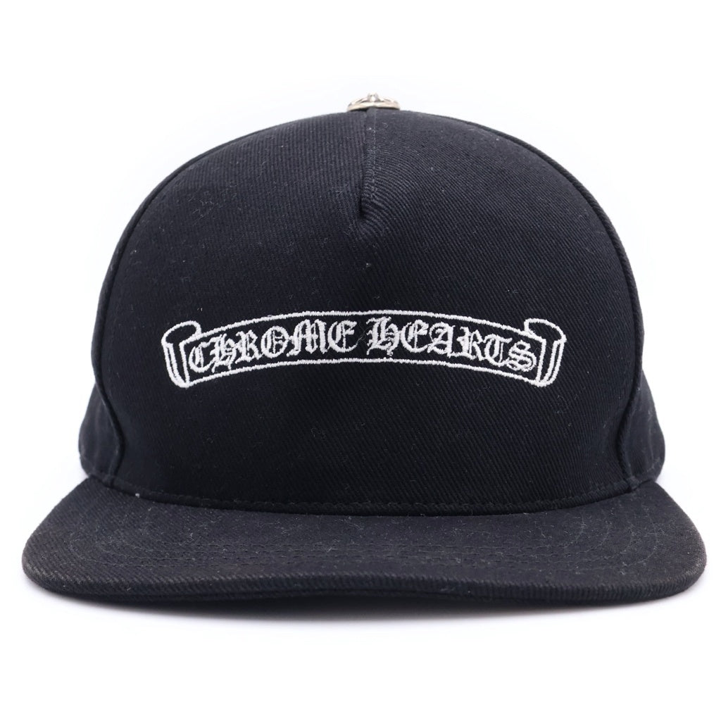 CHROME HEARTS(クロムハーツ) CH SCROLL CAP スクロール刺繍 キャップ ブラック