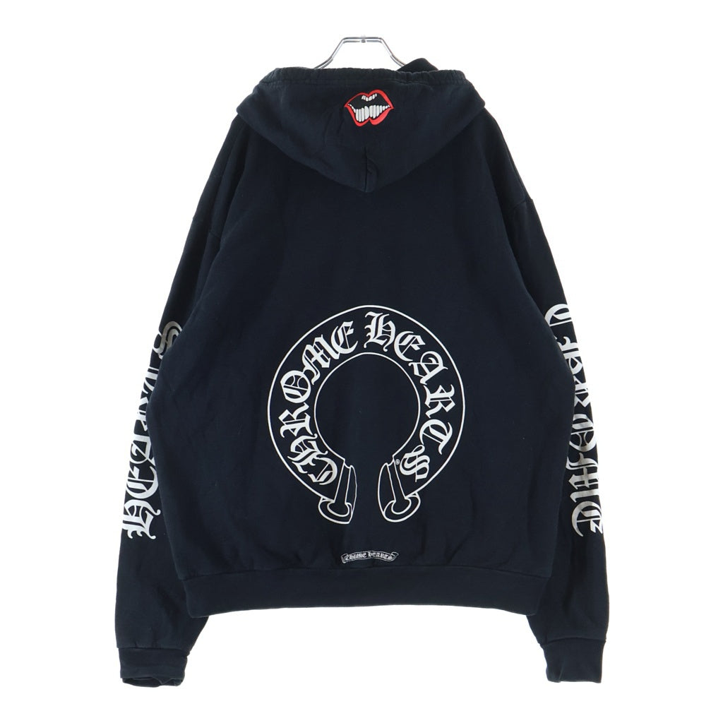 CHROME HEARTS(クロムハーツ) ×MATTY BOY Chomper horseshoe Hoodie チョンパー ホースシュー プルオーバーパーカー ブラック
