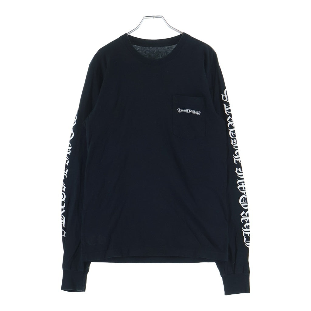 CHROME HEARTS(クロムハーツ) CH L/S T-SHIRT バックスクロールロゴ 長袖Tシャツ ロンT ブラック