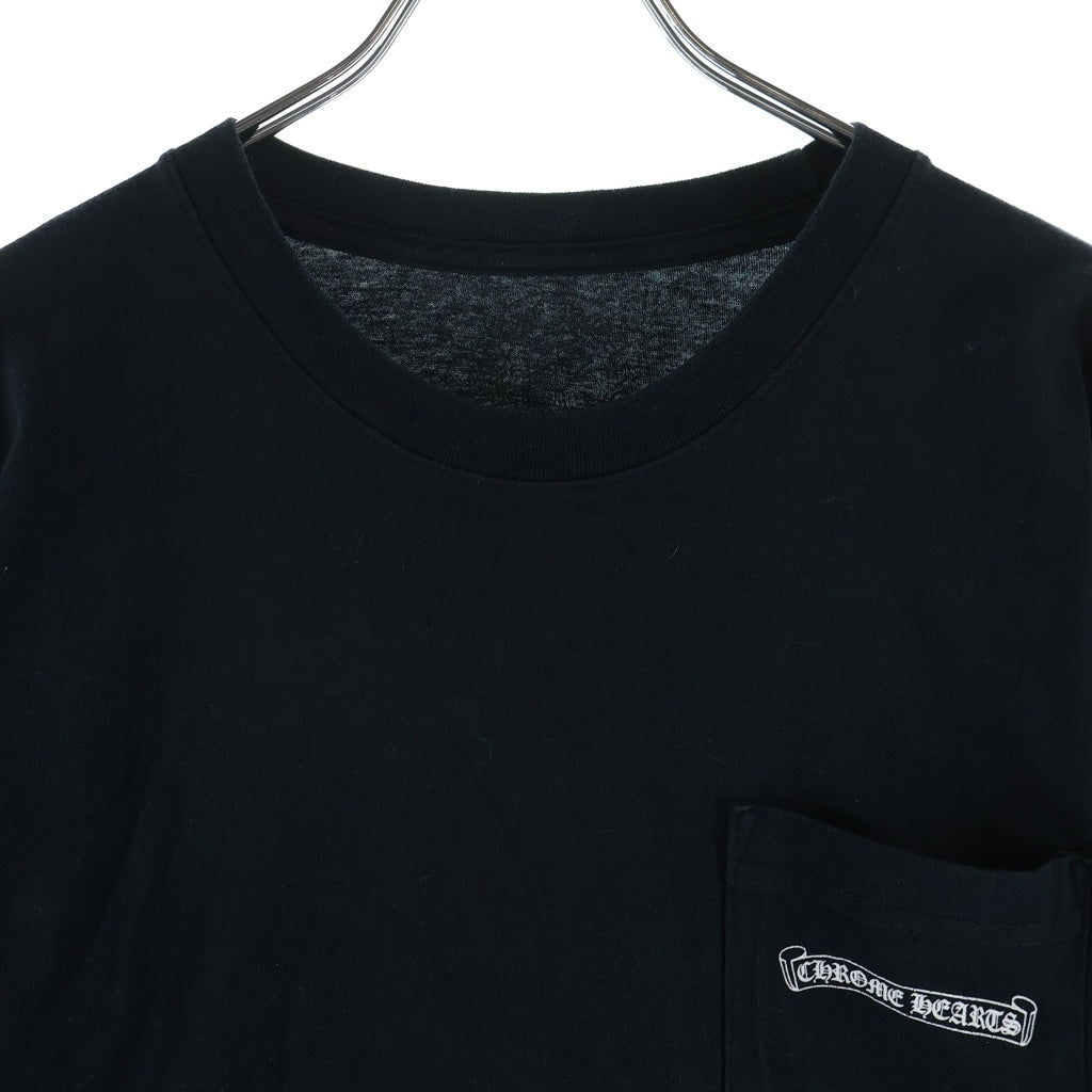 CHROME HEARTS(クロムハーツ) CH L/S T-SHIRT バックスクロールロゴ 長袖Tシャツ ロンT ブラック