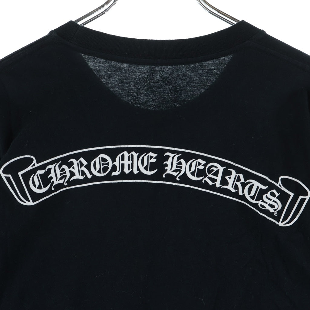 CHROME HEARTS(クロムハーツ) CH L/S T-SHIRT バックスクロールロゴ 長袖Tシャツ ロンT ブラック