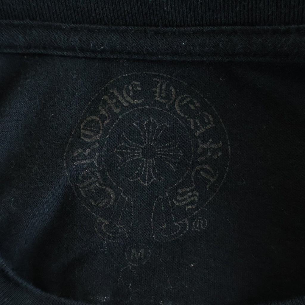 CHROME HEARTS(クロムハーツ) CH L/S T-SHIRT バックスクロールロゴ 長袖Tシャツ ロンT ブラック