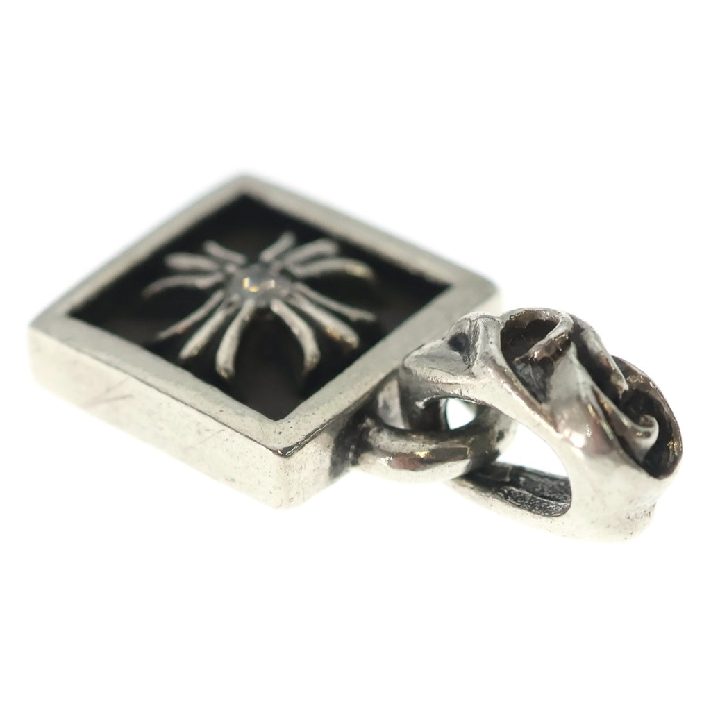 CHROME HEARTS(クロムハーツ) FRAMED CH PLUS 1DIA フレームドCHプラス 1ダイヤ チャーム ペンダントトップ シルバー