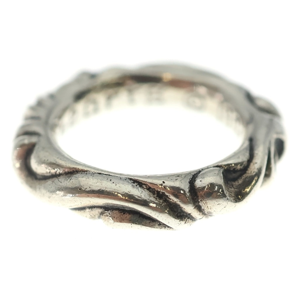 CHROME HEARTS(クロムハーツ) SCRL BAND スクロールバンド リング シルバー BCA351