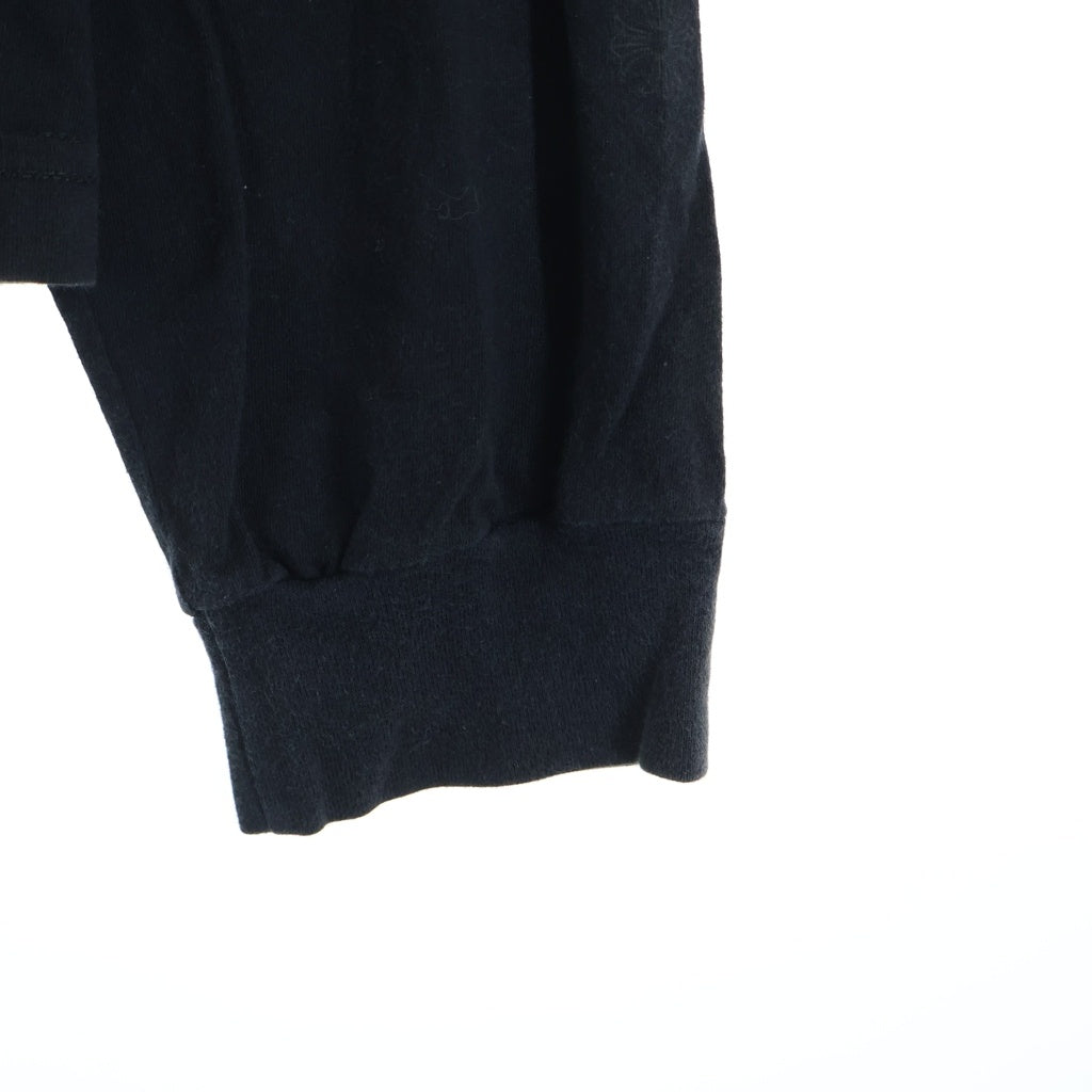 CHROME HEARTS(クロムハーツ) BACK LETTERING LOGO L/S TEE バックレタリングロゴ 長袖Tシャツ カットソー ブラック/ピンク