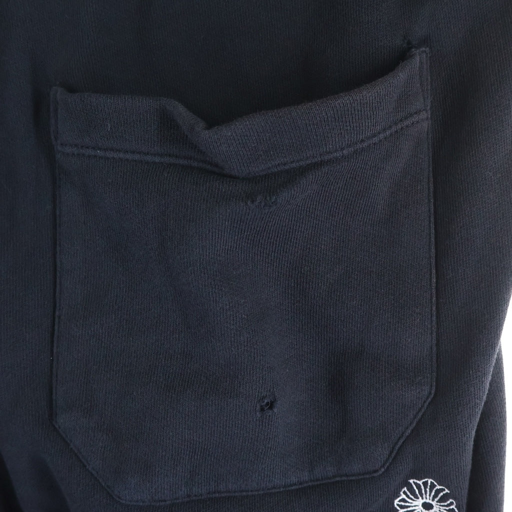 CHROME HEARTS(クロムハーツ) Y NOT ロゴ刺繍 スウェットパンツ ブラック