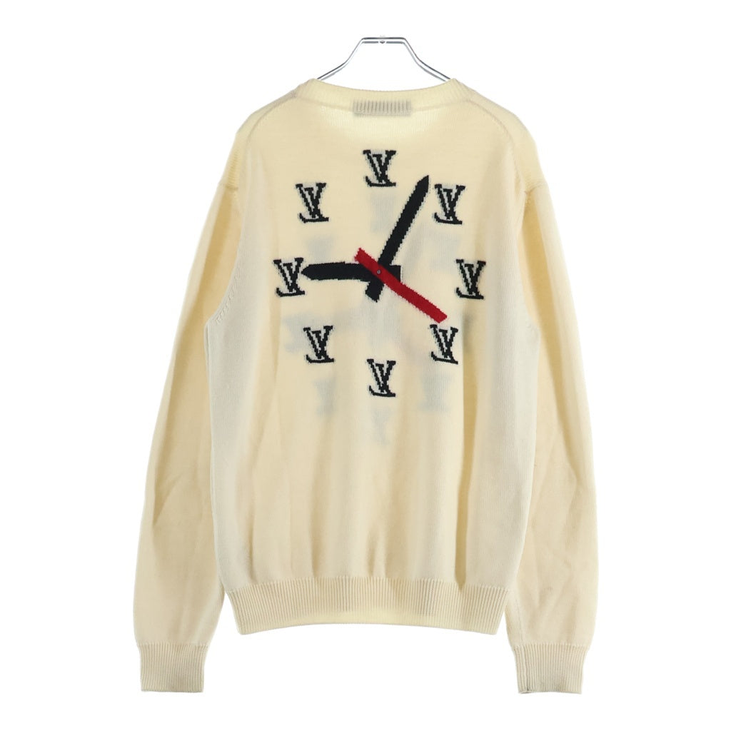 LOUIS VUITTON(ルイヴィトン) クロックインタルシアセーター ニット アイボリー RM211 ZLL HKN78W