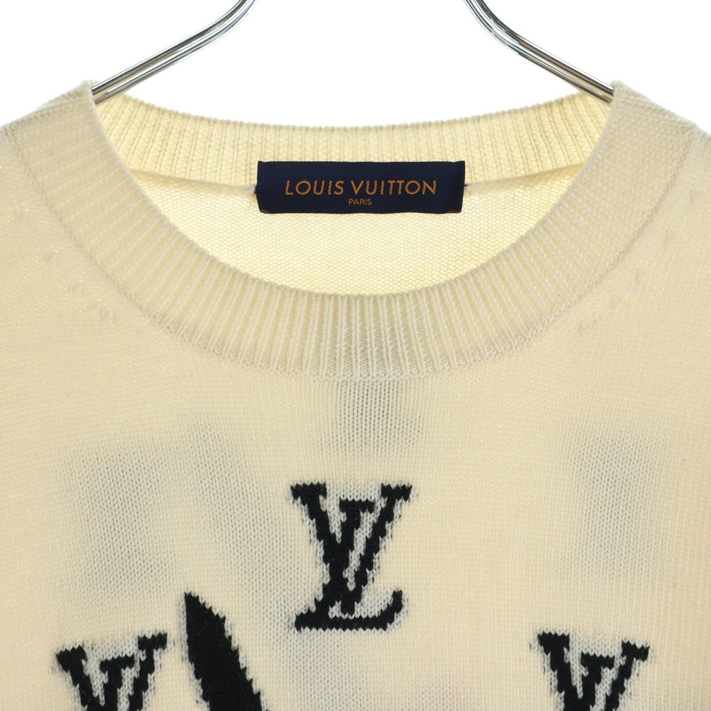 LOUIS VUITTON(ルイヴィトン) クロックインタルシアセーター ニット アイボリー RM211 ZLL HKN78W