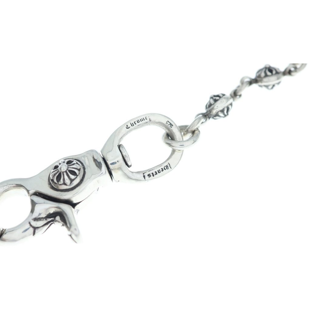 CHROME HEARTS(クロムハーツ) 1BALL SHORT-S/1クリップショート#1クロスボール ウォレットチェーン シルバー BCA061