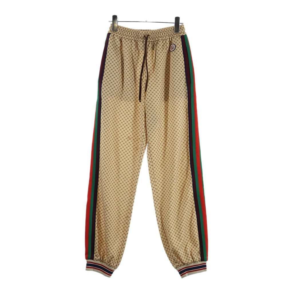 GUCCI(グッチ) 21AW インターロッキングGテクニカルジャージーパンツ 655198 XJDFF ベージュ