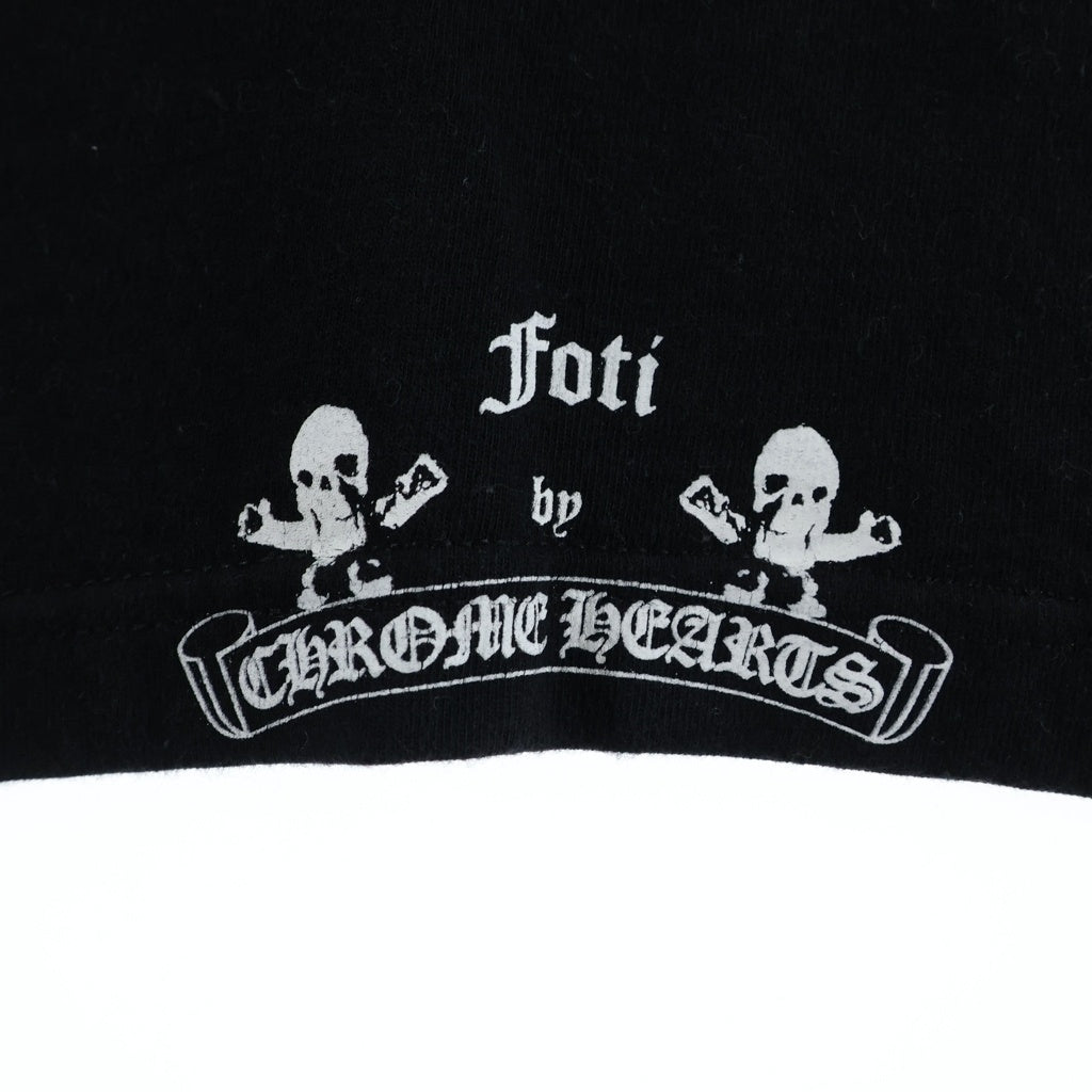CHROME HEARTS(クロムハーツ) OLD FOTI S/S TEE オールド USA製 フォティ クルーネック半袖Tシャツ ブラック